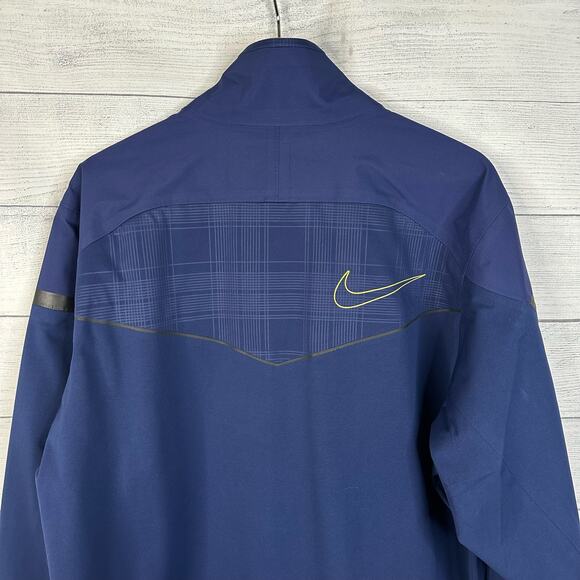 Nike Golf Mens Large STORM-FIT ELITE WATERPROOF FULL ZIP NAVY JACKET 416272-440 - Picture 6 of 12
